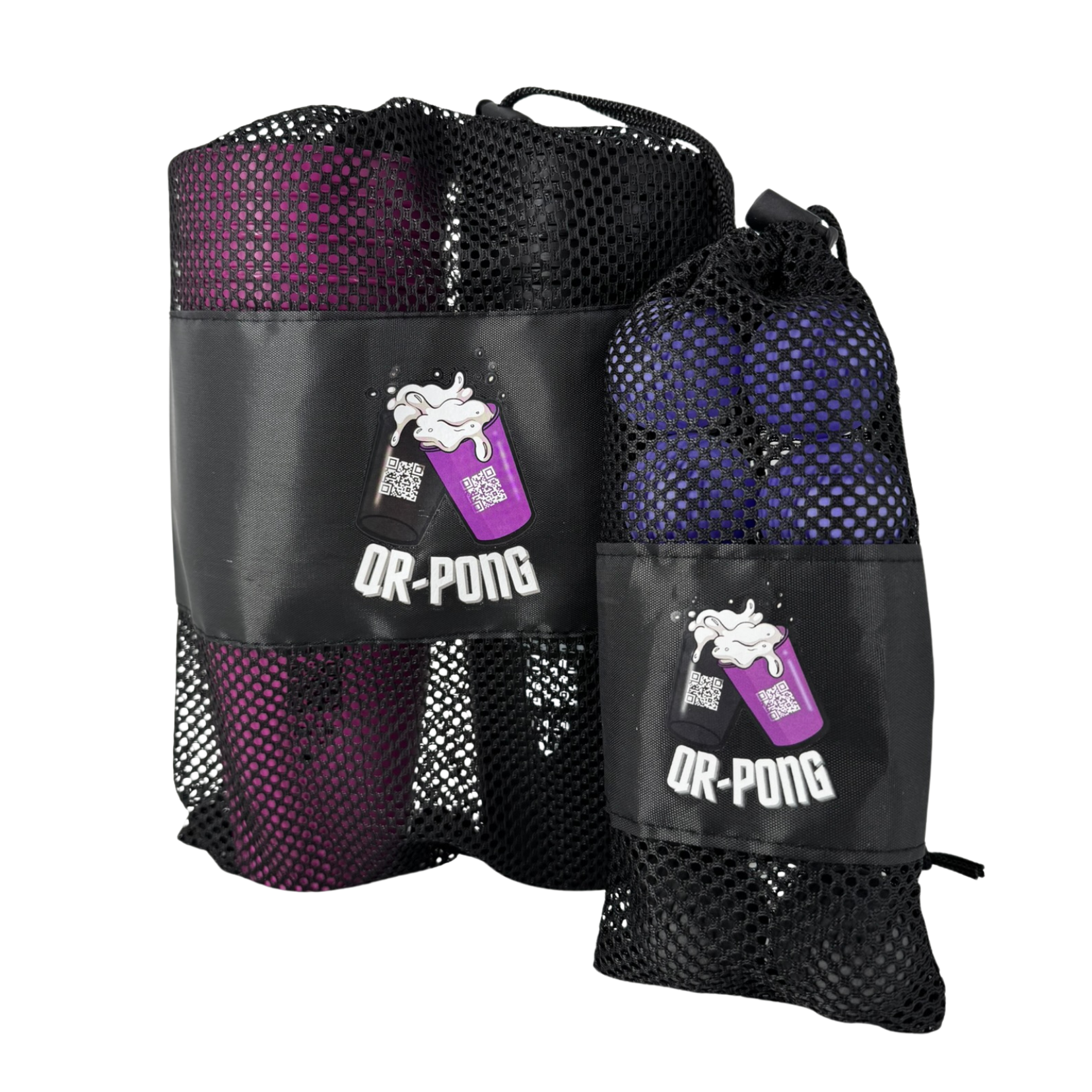 QR-Pong Set Lila-Bundle